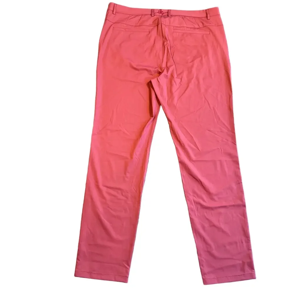 Boston Scott Golf Men's Golf Tech Pants Merlot Casual Golf Size 40/33